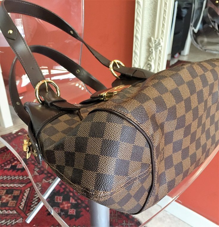 PRELOVED Louis Vuitton Sistina PM Damier Ebene Handbag FL3059