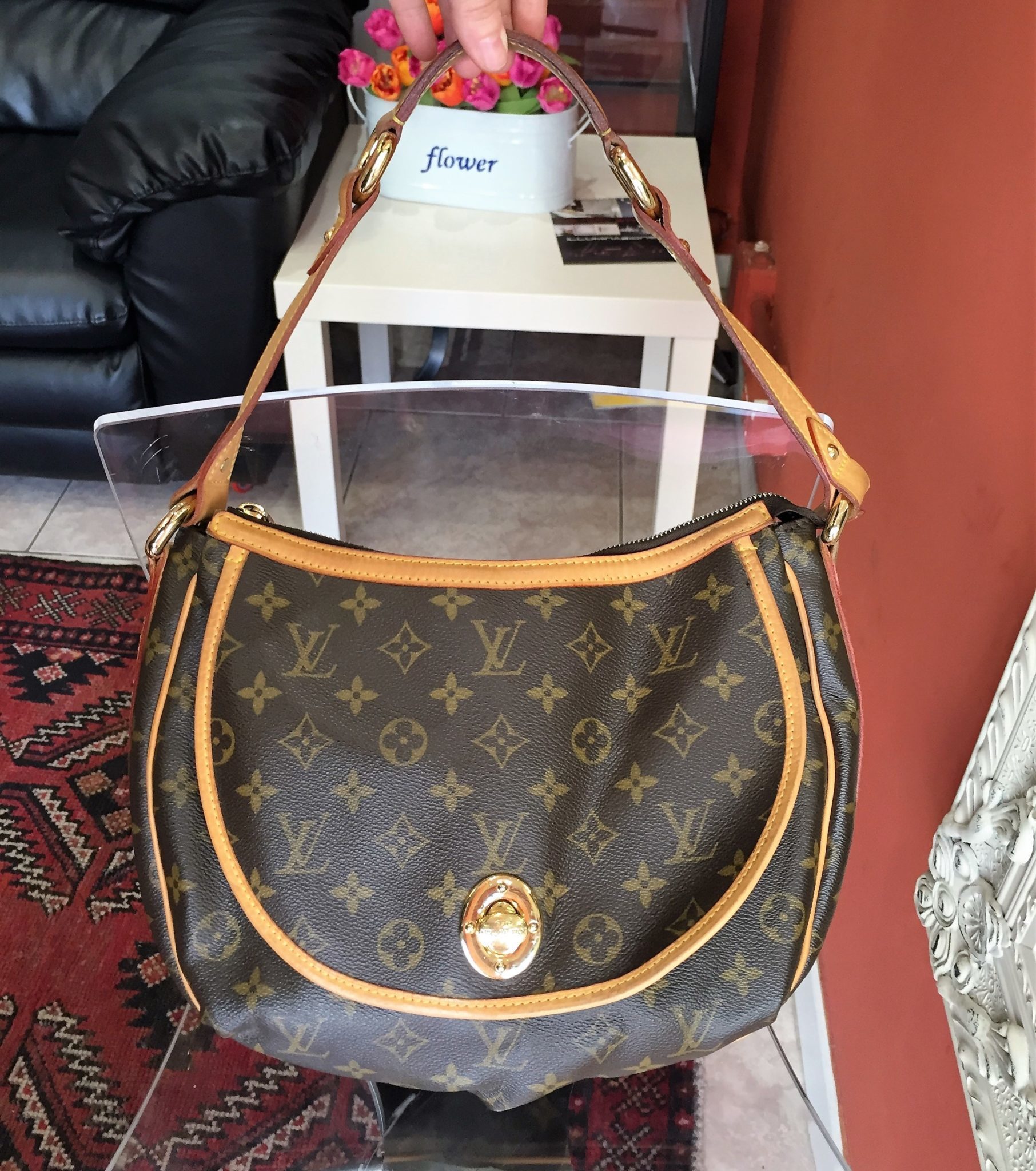 Pre-owned Louis Vuitton Tulum PM bag in LV monogram canvas – LUSSO DOC