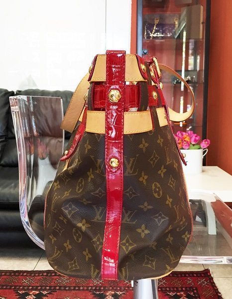 Louis Vuitton Limited Edition Monogram Canvas Rubis Salina Gm in Red