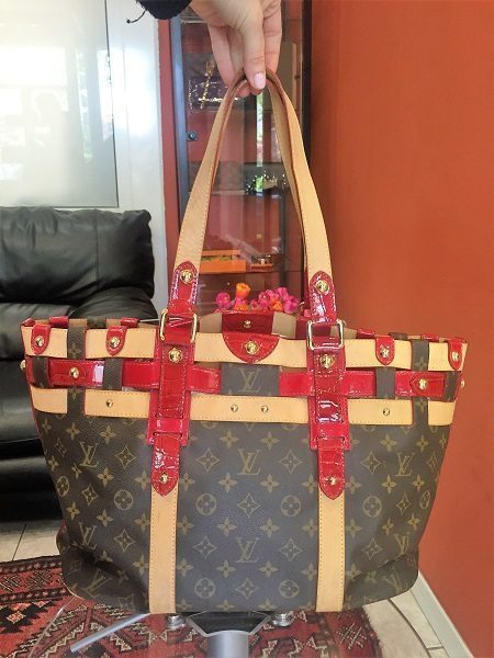 Louis Vuitton Damier Azur Salina GM - Preloved Louis Vuitton Handbags