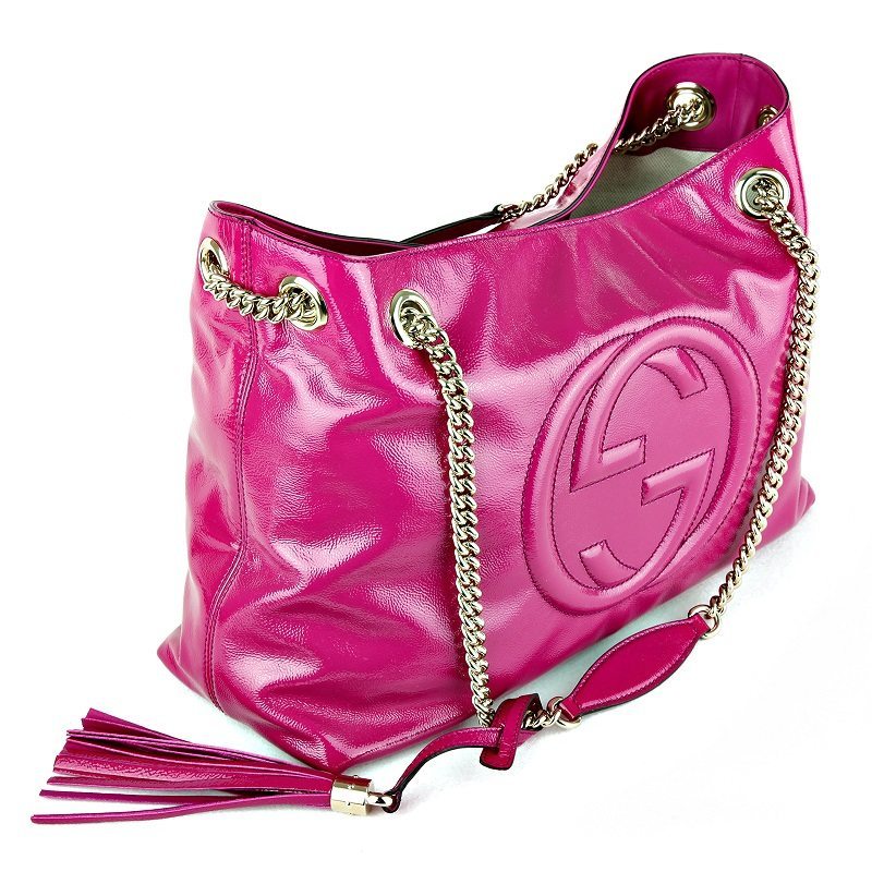 New Gucci SOHO shoulder bag, purple Patent Leather, NWT | eBay